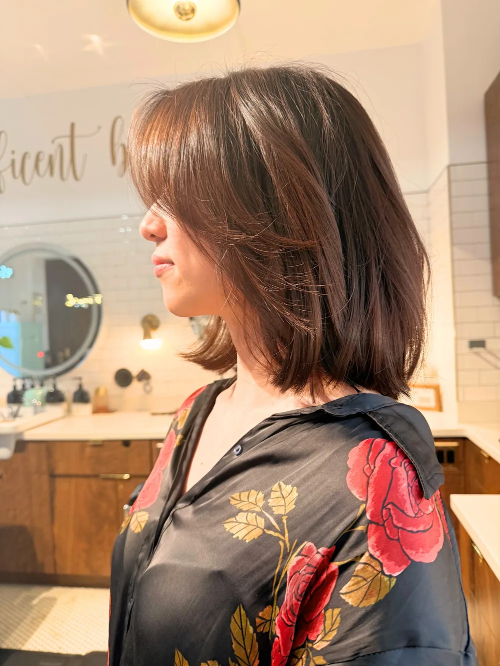 Hair color and highlights at Park and Eve